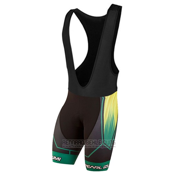 2017 Fahrradbekleidung Pearl Izumi Shwarz und Gelb Trikot Kurzarm und Tragerhose - zum Schließen ins Bild klicken